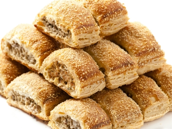 Pittige saucijzenstukjes