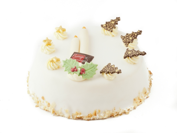 Kersttaart (geglaceerd)